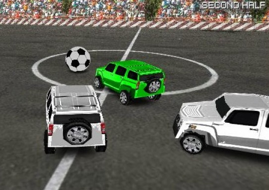 Fußball Auto Spiel